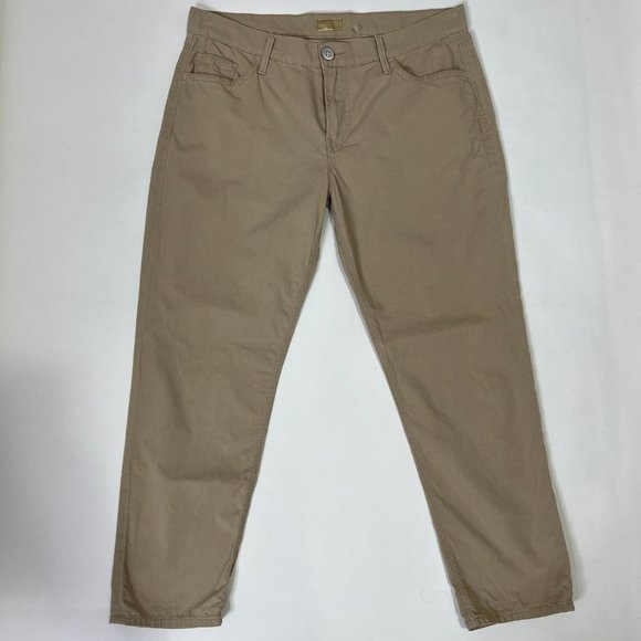 Mother Denim THE DROPOUT On the Island Khaki Pants Size 28 - Picture 2 of 11